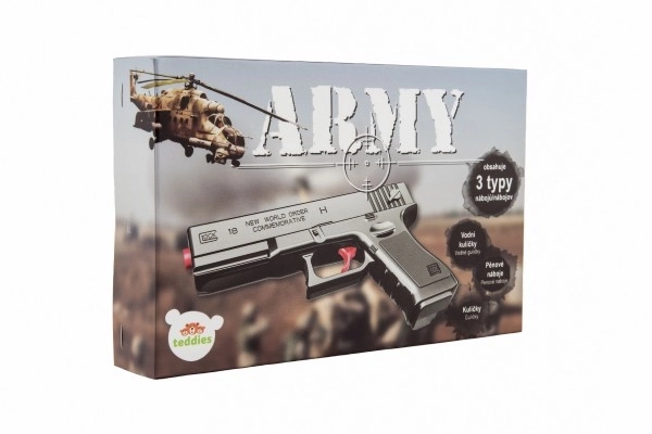 Pistolet na kulki z akcesoriami 20 cm