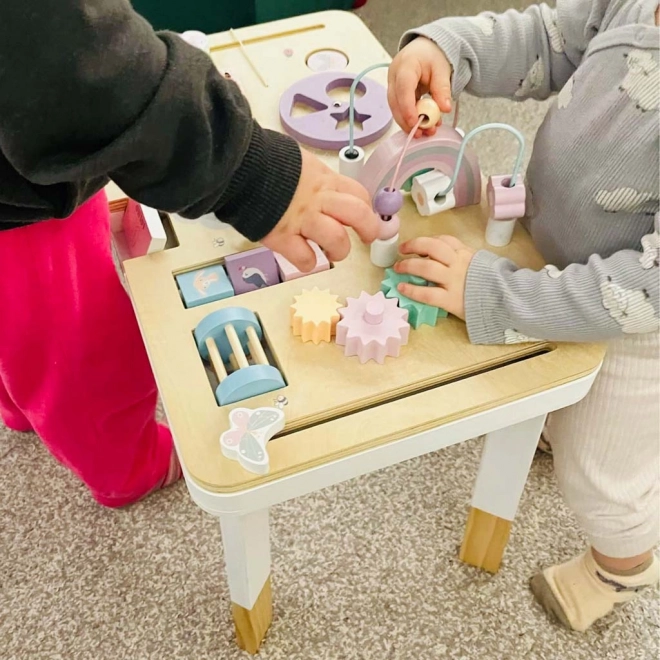 Interaktywny stół montessori Lulilo różowy