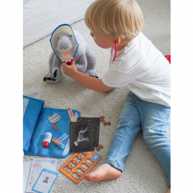 Tooky Toy zestaw weterynaryjny z torbą 17 elementów