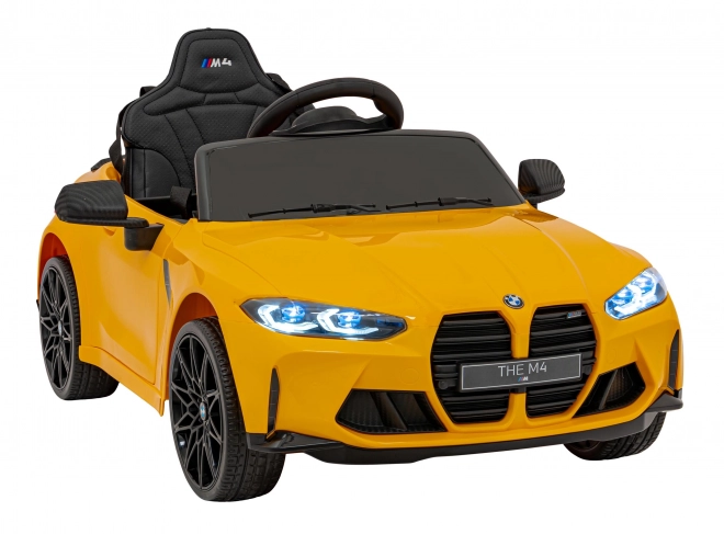 BMW M4 Pojazd Biały – Żółte
