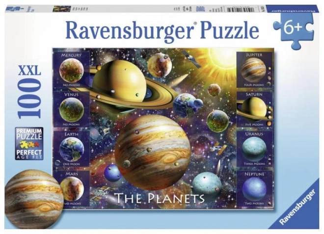 Puzzle Ravensburger Planety 100 elementów