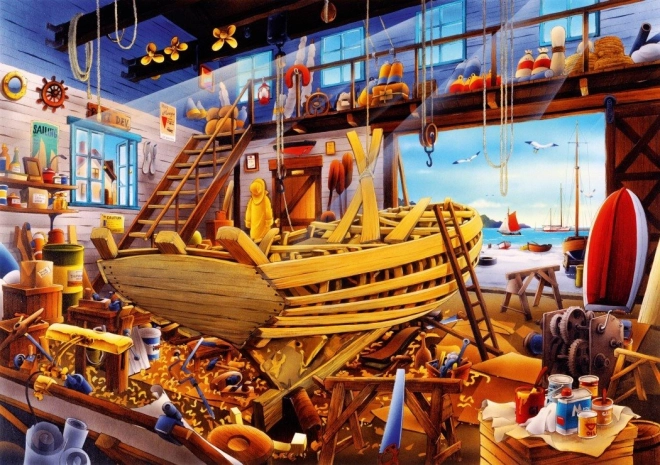 Puzzle Przystań 1000 elementów Bluebird
