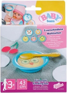 BABY born zestaw do karmienia – magiczne talerzyki z miseczką i łyżeczką