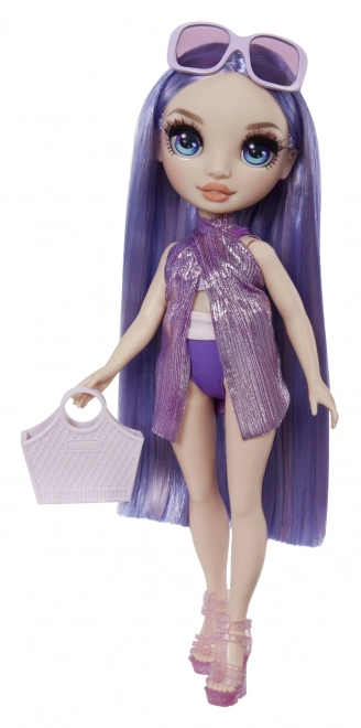 Rainbow High Fashion lalka w kostiumie kąpielowym - Violet Willow