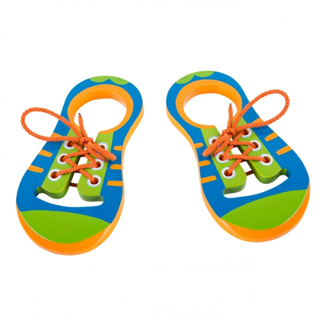 Small Foot Gra Zawiąż sznurowadło Para butów