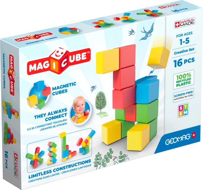 magnetyczne klocki Geomag Magicube Creative 16 szt.