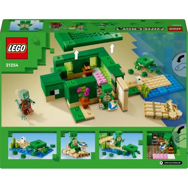 Minecraft Domek Żółwi na Plaży