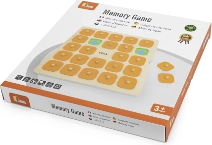 Viga gra pamięciowa Montessori – duża, 10 wymiennych kart