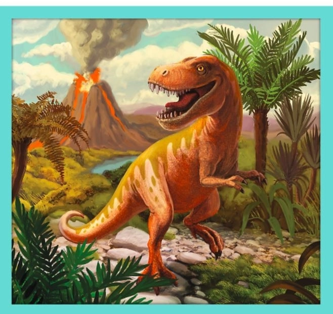 Puzzle Poznaj Dinozaury