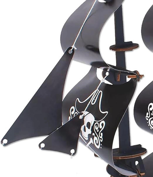 Drewniane puzzle 3D Statek Piracki Czarna Perła