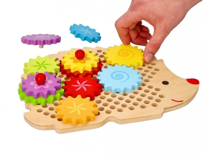 Puzzle Jeżyk z zębatymi kołami