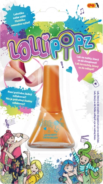 Dziecięcy lakier do paznokci LOLLIPOPZ – pomarańczowy