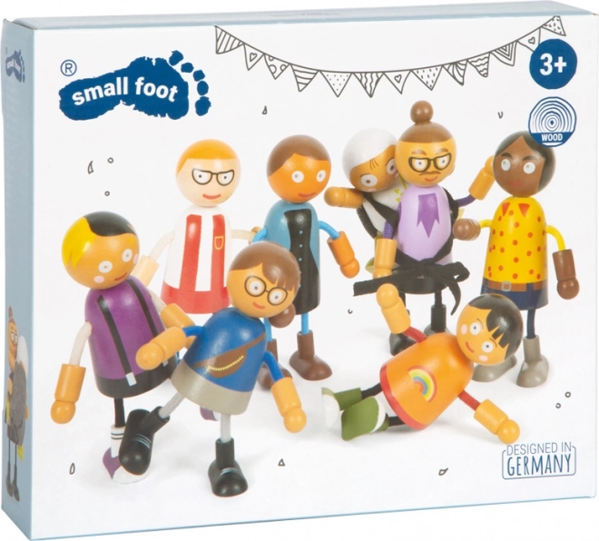 Small Foot Elastyczne laleczki rodzina z dzieckiem