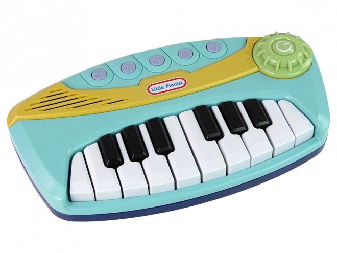 Mały pianista Interaktywny niebieski pianino