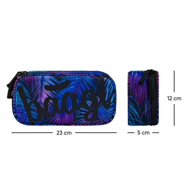 BAAGL Szkolny piórnik etui Palm