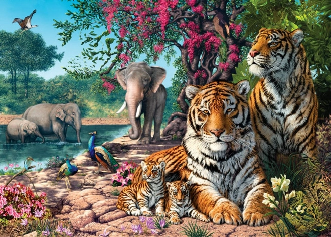 Puzzle Tygrysie schronienie 300 elementów