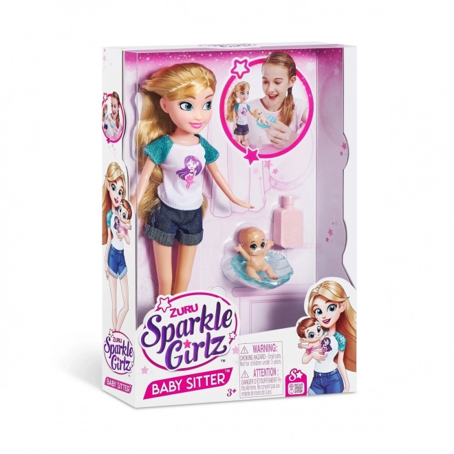 Zuru Sparkle Girlz opiekunka do dziecka lalka
