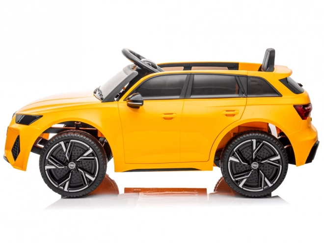 Elektryczne autko Audi RS 6 dla dzieci – czarna