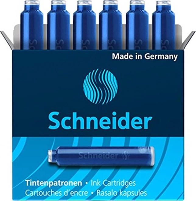 Naboje atramentowe Schneider niebieskie 6 szt.