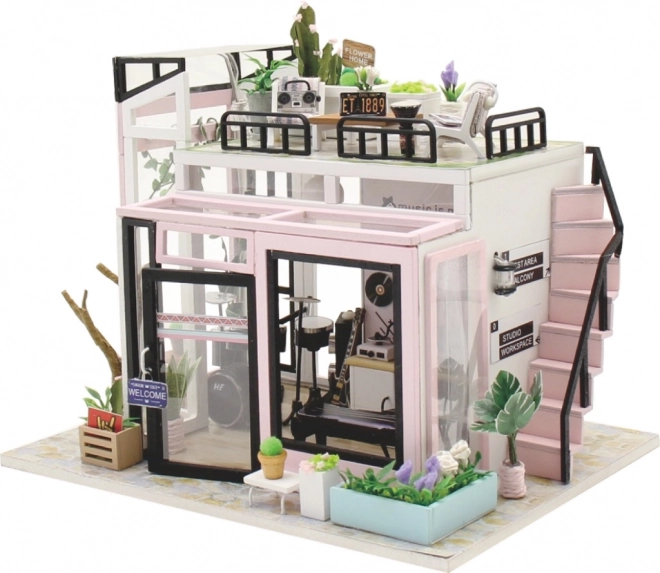 Dwadzieścia miniatur domku Studio Houguang