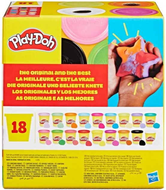 Play-Doh duży zestaw 18 kubków
