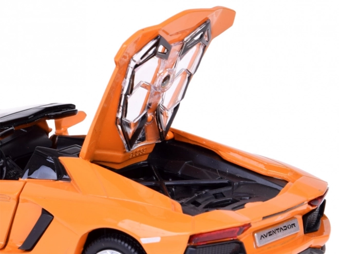 Metalowy model samochodu Lamborghini Aventador Roadster 1:32 interaktywny