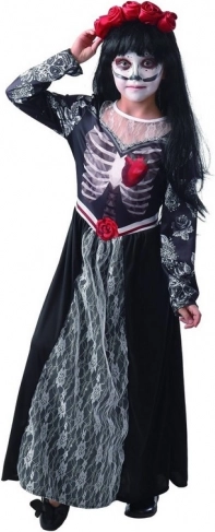 Kostium karnawałowy - Zombie panna młoda 130-140 cm