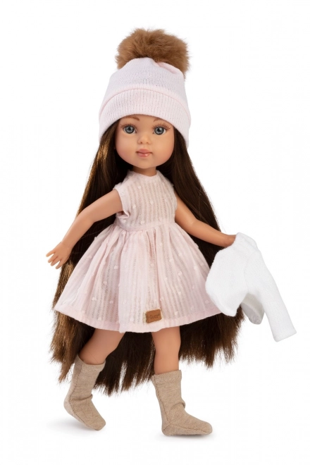 Realistyczna lalka Penelope z całkiem winylowym ciałem 34 cm