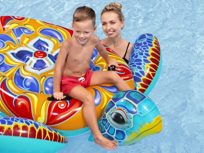 Bestway materac dmuchany z uchwytami żółw Majolika