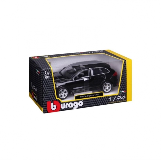 Metalowy model Porsche Cayenne Turbo czarny 1/24