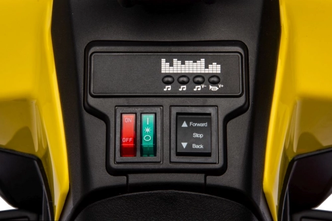 Dziecięca czterokołowiec na baterie GTS1155 - żółta