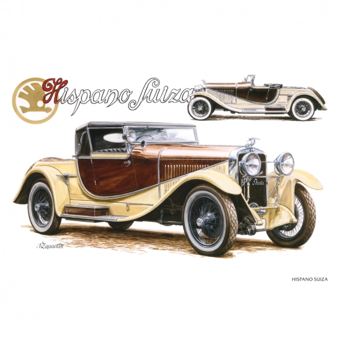 Kalendarz notatkowy Classic Cars – Václav Zapadlík, 2025, 30 × 30 cm
