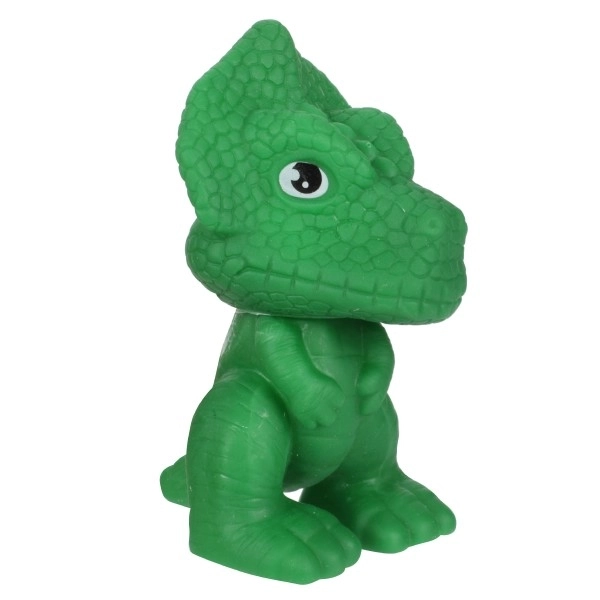 Gumowy dinozaur 8cm - 5 rodzajów w pudełku