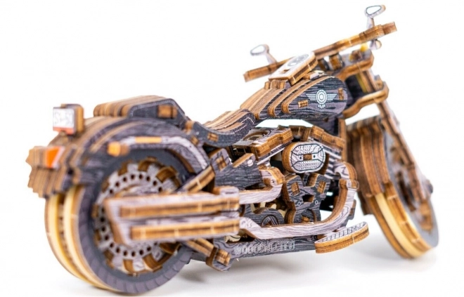 WOODEN CITY 3D puzzle Motocykl Cruiser Limitowana edycja 168 części