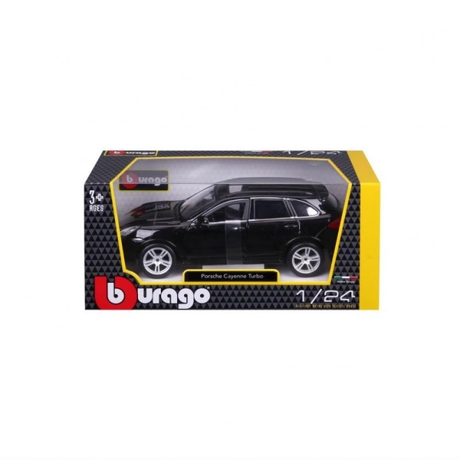 Metalowy model Porsche Cayenne Turbo czarny 1/24