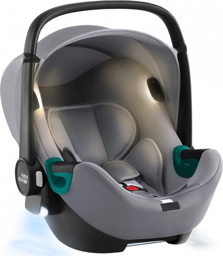 Fotelik samochodowy Britax Römer Baby-Safe iSense w odcieniu Frost Grey
