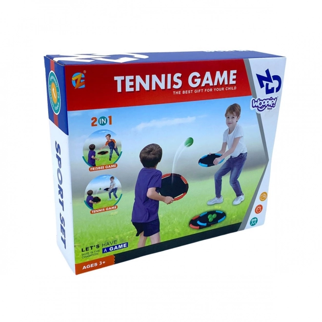 Woopie gra zręcznościowa 2w1 tenis frisbee