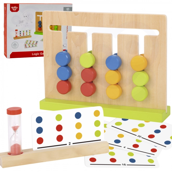 Logiczna gra układanie kolorowe TOOKY TOY