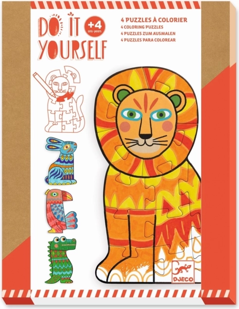 DJECO DIY puzzle Zwierzątka