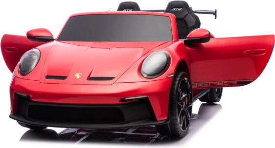 Dziecięcy samochód elektryczny PORSCHE 911 GT3 Strong MP4 – Czerwony