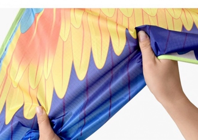 Duży smok ptak długi ogon wstęgi kolorowy papuga 250cm x 140cm