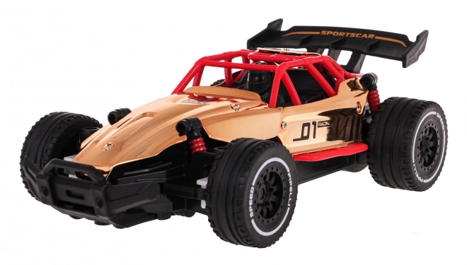 RACING 01 Złote R/C metalowe auto