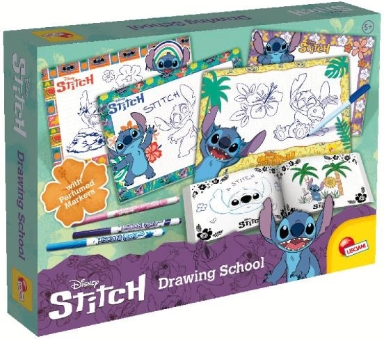 Szkoła rysunku z postacią Stitch