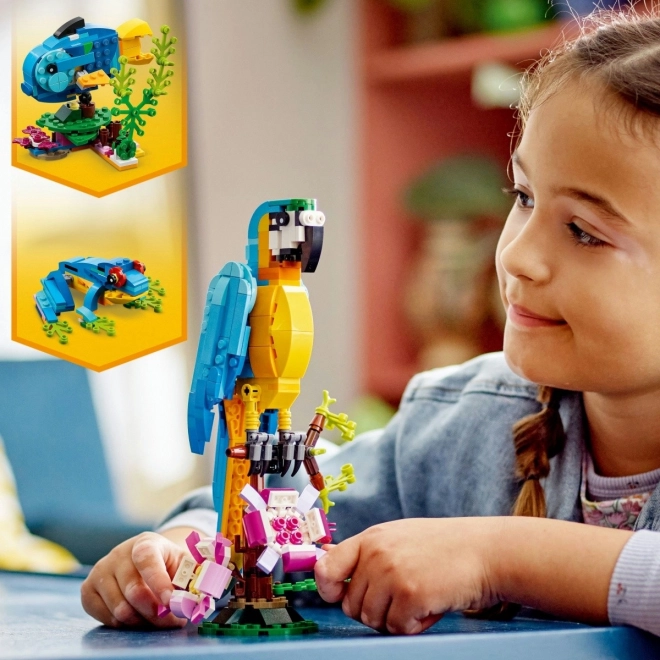 LEGO Creator 3w1 31136 Egzotyczna Papuga