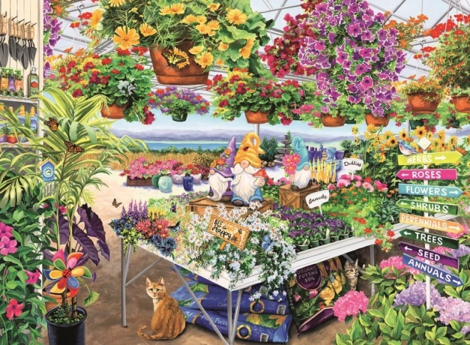 Ravensburger puzzle Ogrodowy raj 500 elementów