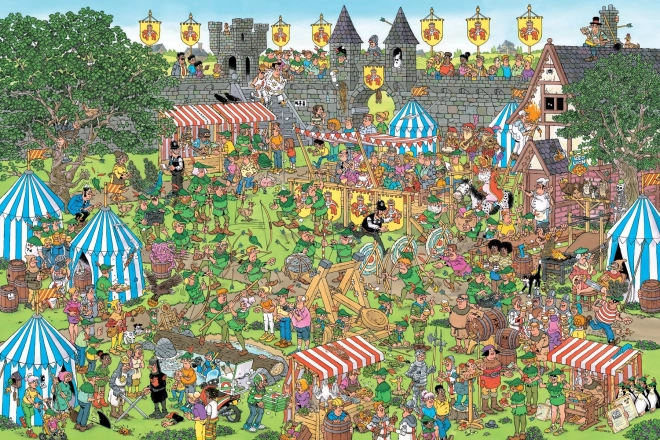 JUMBO puzzle Festiwal Robina Hooda 1500 elementów