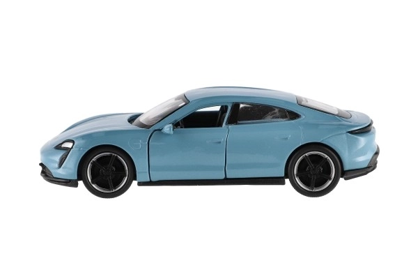 Auto Welly Porsche Taycan Turbo S metalowy/plastikowy 12cm 4 kolory na wyciąganym napędzie 12szt w pudełku