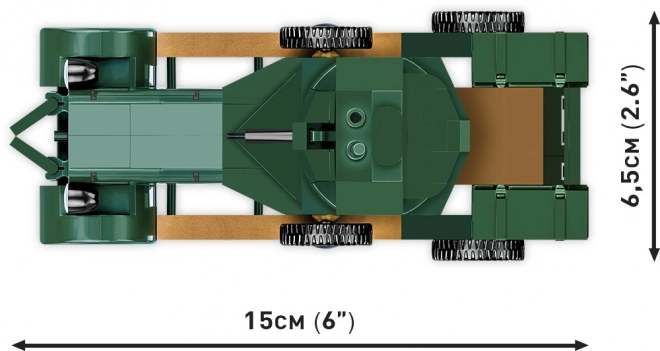 Klocki Historyczna Kolekcja Rolls-Royce Samochód Opancerzony 1920 Wzór Mk I