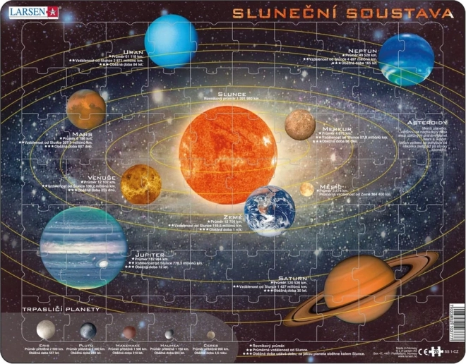 Puzzle Układ Słoneczny 70 elementów