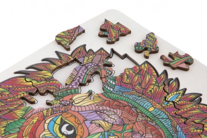 Puzzle Konturowe MOXY Lew 140 Części